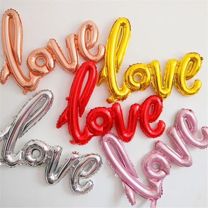 Wedding Qq - 1pc pequena carta de amor folha