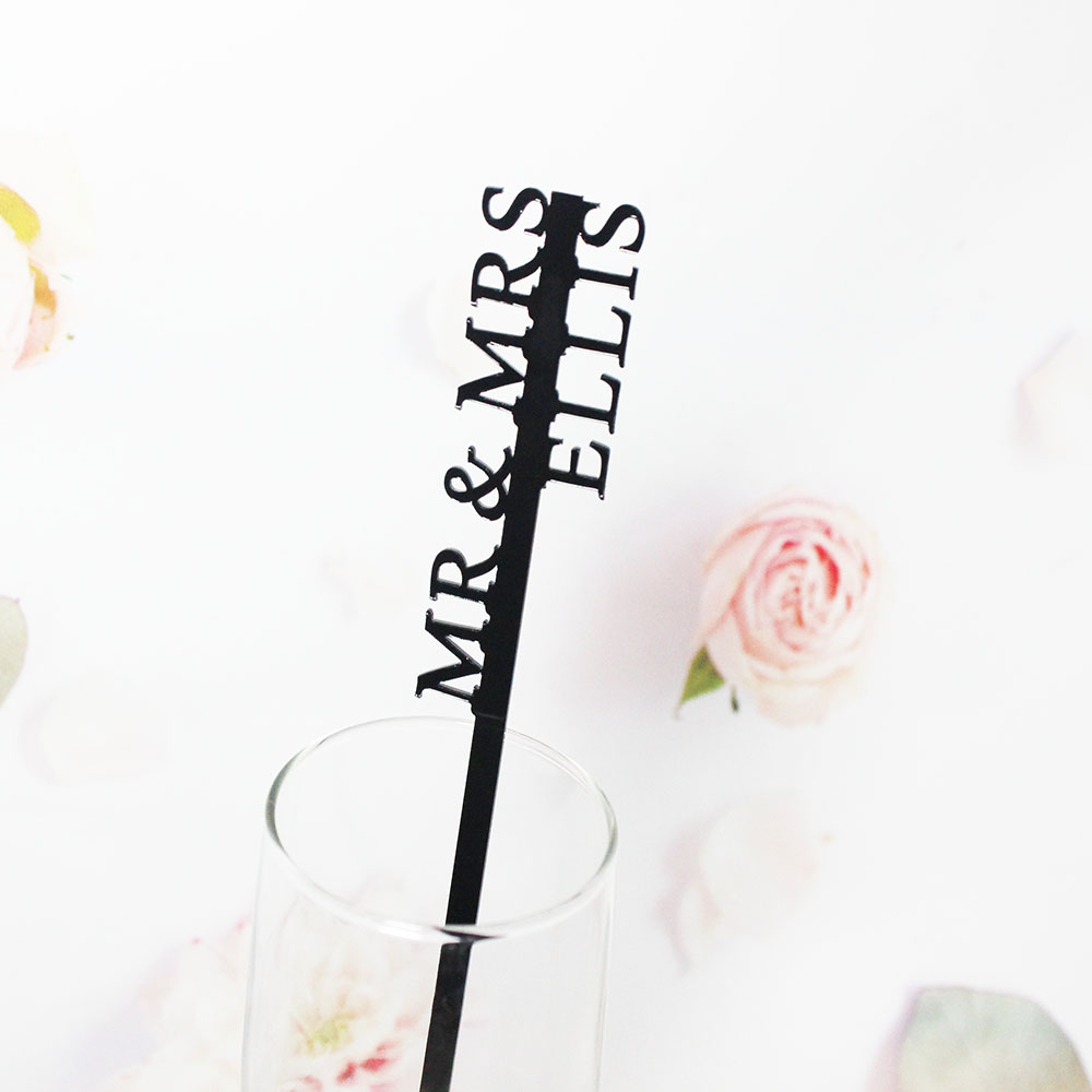 Wedding Fountain - Mexedores de Bebidas Personalizados, Etiquetas para