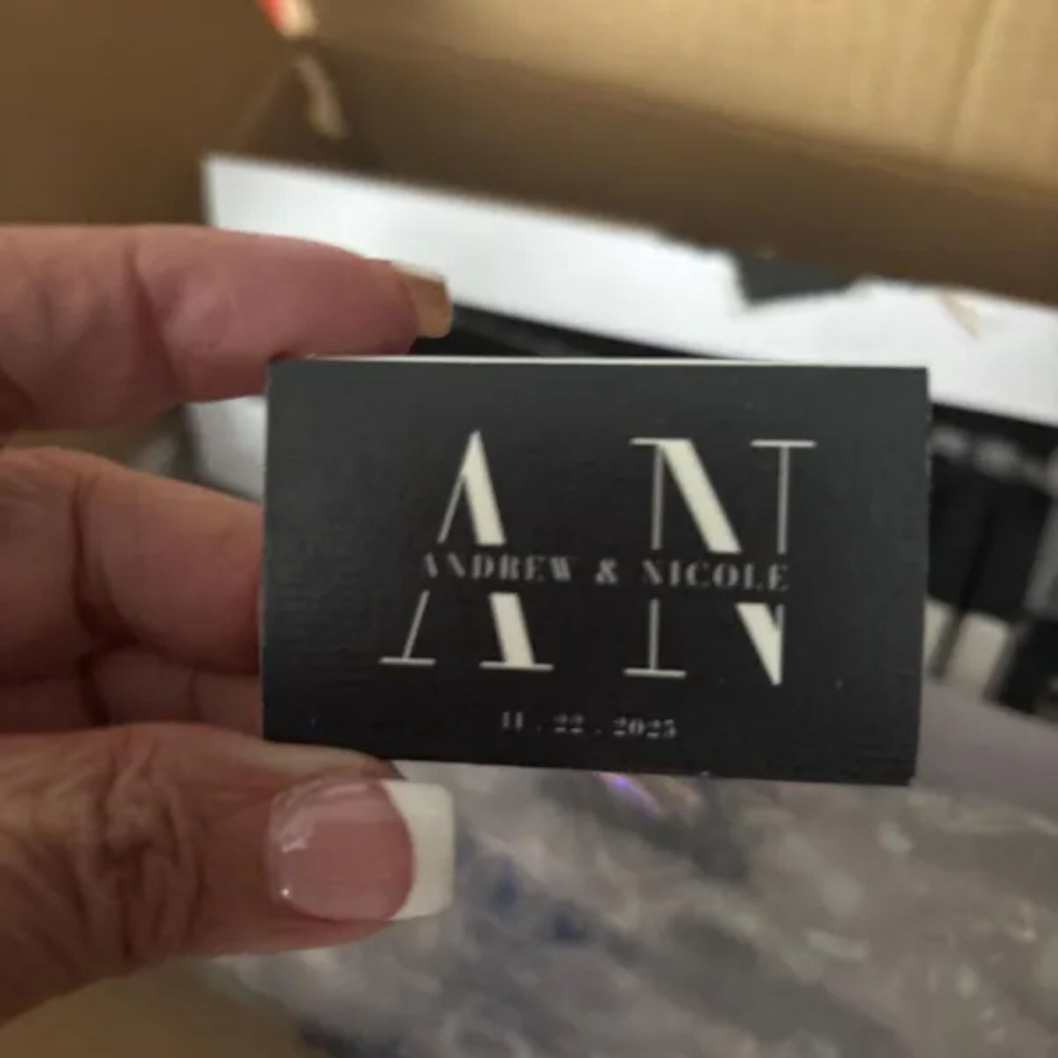 Caixas de Fósforos Personaliza - Wedding Supply Bulk avaliação e preço