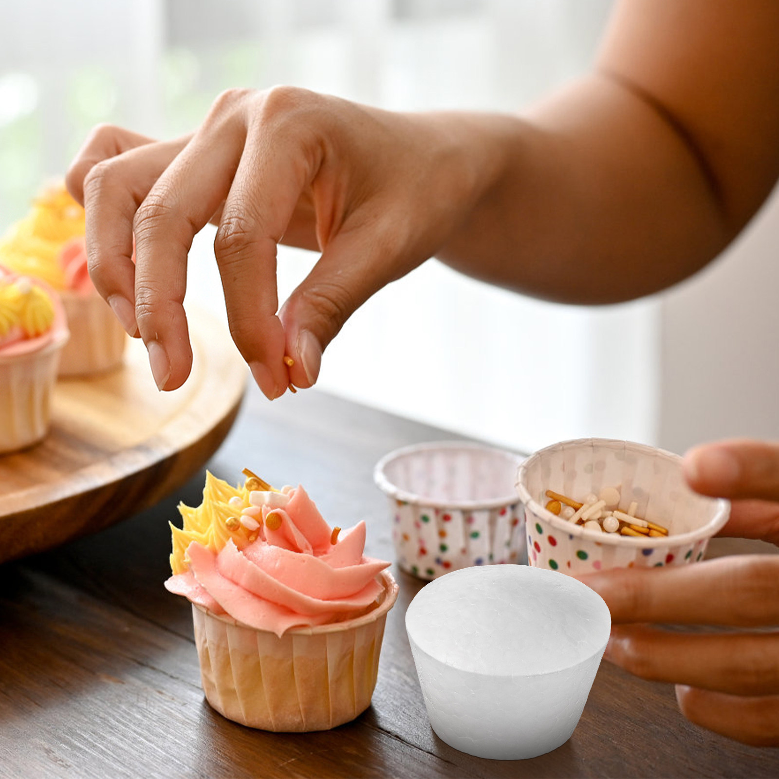 20 Peças de Espumas de Bolo DI - Wedding Cake Supply avaliação e preço