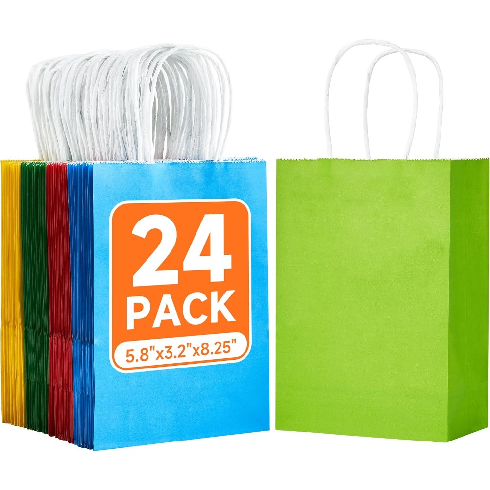 Pacote com 24 Sacolas de Papel - Wedding Supply Bulk avaliação e preço