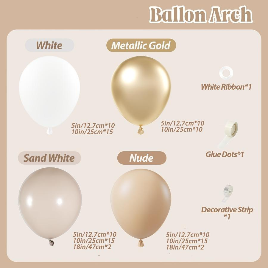 Kit de Arco de Balões de Látex - Wedding Day Supply Kit avaliação e preço