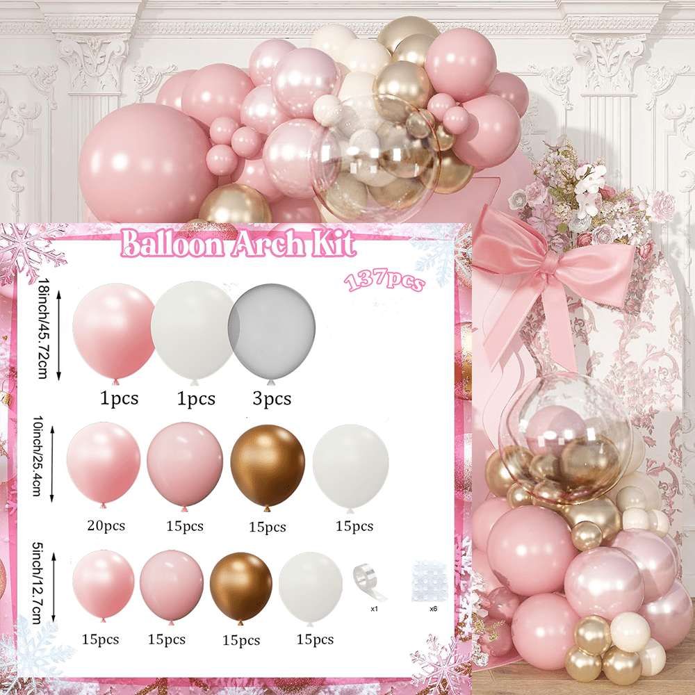 Kit de Arco de Balões de Látex - Wedding Day Supply Kit avaliação e preço