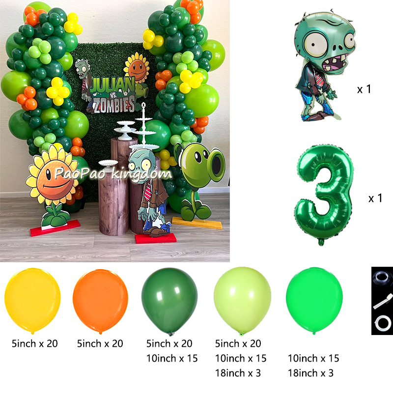 Plantas vs. Z-zumbis balões jo - Wedding Day Supply Kit avaliação e preço