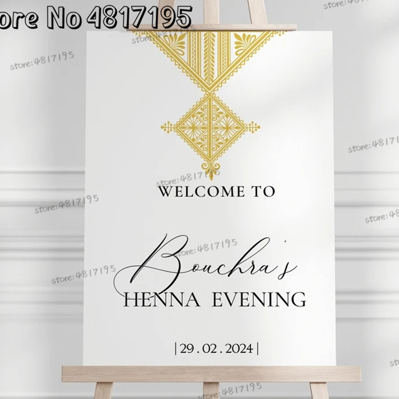 Sinal de boas-vindas de henna  - Wedding Package Gold avaliação e preço