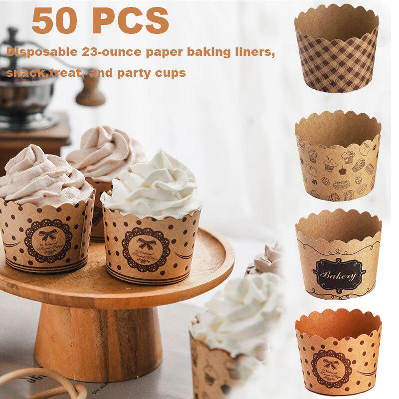 50 unidades/pacote cupcake cop - Wedding Cake Supply avaliação e preço