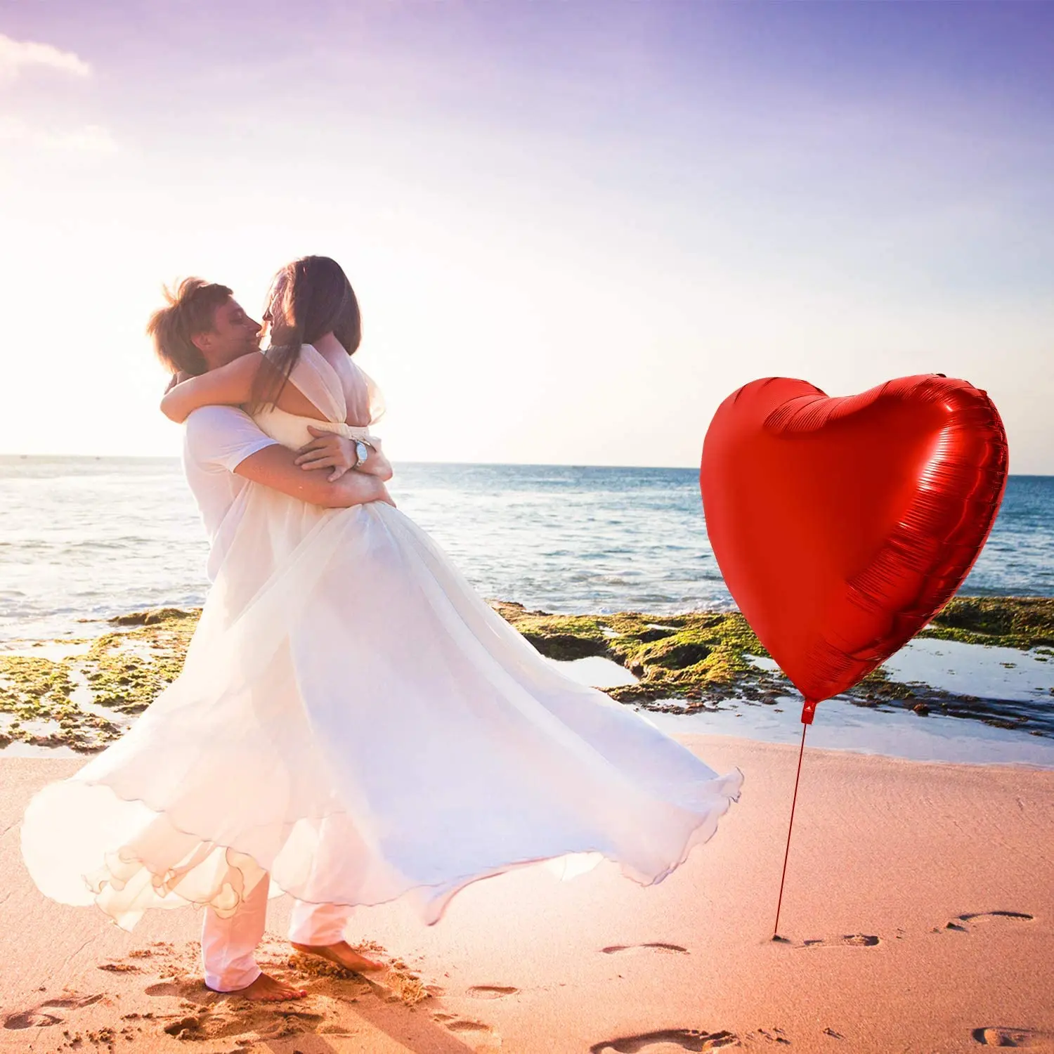 1/2 pçs 36 polegadas coração b - Wedding Qq avaliação e preço